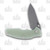 Hinderer Jurassic Translucent Green 3.37in Plain Working Slicer 2