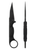Toor Jank Shank Fixed Blade (Black Oxide  Carbon Black)