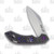 Olamic Wayfarer 247 Folding Knife T-101C Cutlass Purple Dark Matter Fat Carbon (Acid Rain)