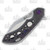 Olamic Wayfarer 247 Folding Knife T-101C Cutlass Purple Dark Matter Fat Carbon (Acid Rain)