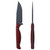 Toor Skallywag Mutiny Fixed Blade Knife (Rum Red)