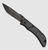 Outdoor Edge Chasm Folding Knife 3.3in Clip Point Blade Gray