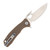 Honey Badger Medium Opener Folding Knife Tan 3.25in Plain Drop Point