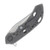 Olamic Wayfarer 247 T093-B Folding Knife White Storm FatCarbon/Dark Blast with Acid Rain Cutouts