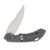 Olamic Wayfarer 247 T093-B Folding Knife White Storm FatCarbon/Dark Blast with Acid Rain Cutouts