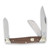 Rough Ryder Tater Skin Brown Burlap Stockman Folding Knife RR2334