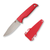 SOG Altair FX Fixed Blade Knife Canyon Red 3.4in Plain TiNi Clip Point with Sheath