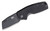 SOG Stout SJ Blackout Folding Knife 2.4in Black Cleaver Blade