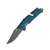 SOG Trident AT Uniform Blue 3.7in Clip Point TiNi Partially Serrated