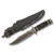 SOG Tech Bowie 6.4in Black Plain Fixed Blade