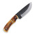 American Hunter Torched Stag Bone 4.3in Plain Dual Finish Drop Point 2