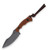 CRKT Bugsy Fixed Blade Brown 3.78in Stonewash Plain Harpoon Knife