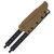 Halfbreed Medium Infantry 6.69in D2 Recurve Drop Point Dark Earth
