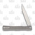 Ocaso Knives Solstice Demko Linerlock Folding Knife (Satin  Silver Titanium)