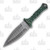 10.5" Dagger Damascus Green Wood Handle