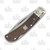 Rough Ryder Tater Skin Brown Burlap Lockback Folding Knife