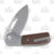 Liong Mah Design Field Duty 3.5 Linerlock Folding Knife (Brown Burlap Micarta)