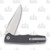 Ocaso Knives Strategy Linerlock Folding Knife (Satin  G-10/Carbon Fiber)
