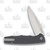 Ocaso Knives Strategy Linerlock Folding Knife (Satin  G-10/Carbon Fiber)