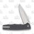 Ocaso Knives Strategy Carbon Fiber 3.5in Satin Clip Point Blade