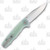 Ocaso Knives Strategy Linerlock Folding Knife (Satin  Jade G-10)