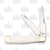 Marble's White Smooth Bone Trapper Folding Knife