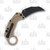 Reate Exo-K Karambit Gravity Knife (Black PVD, Tan Ceramic) REEXOKCTBK