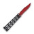 Bear & Son Widow Series 3" Black & Red Butterfly Knife