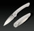 Ocaso Knives Seaton Large Linerlock Folding Knife (Satin  Silver)