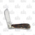 Rough Ryder Classic Cinnamon Bone Stag Half Hawk Folding Knife