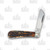 Rough Ryder Classic Cinnamon Bone Stag Half Hawk Folding Knife