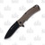 Smith & Wesson Flat Dark Earth Spring-Assisted Folding Knife