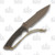 Spartan Blades Horkos Fixed Blade Knife (FDE S45VN | Green Micarta | Tan Nylon Sheath)