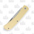 Bear & Son Large Yellow Aluminum Folding Knife