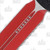 Microtech Ultratech Sith Lord Out-The-Front Automatic Knife (D/E Red F/S | Black)