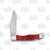 Marble's Red Jigged Bone Folding Hunter Pocket Knife