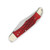 Marbles Red Jigged Bone Hunter 3.5in Satin Clip-Point Folding Knife MR582