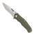 Bear & Son Bear Edge Sideliner Folding Knife Olive G-10