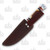 Frost Chipaway Classics Hunting Knife 4.36in Plain Polished Clip Point and Sheath 2