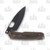 Medford Infraction Folding Knife 3.62in PVD Plain Drop Point Gun Grip