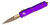 Microtech Ultratech Bayonet Out-The-Front Automatic Knife (S/E Bronze | Purple)