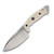 Fobos Alaris 3v Fixed Blade Ivory/Black Stonewash