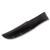 Black Leather Basketweave 5 Inch Straight Knife Belt Sheath