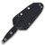 Microtech SOCOM Alpha Mini Warcom Fixed Blade Knife (P/S Stonewash | Black G-10)