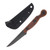 TOPS El Pionero Fixed Knife Tan 3.38in Plain Tumble Trailing Point TPELPO01