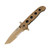 CRKT Carson M16 Folding Knife 3.88in Tanto Veff Serrated Blade