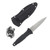 Smith and Wesson HRT Boot Knife Fixed Blade 3.5in Double Edge Dagger SWHRT3