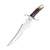 Frost Cutlery Large Stag Antler Bowie with Leather Sheath FRWT002