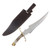 Frost Cutlery Large Stag Antler Bowie with Leather Sheath FRWT002