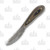 Woody Hand Made Knives Sidekick Series Razor EDC Camo Linen Micarta Handle 1095 Steel